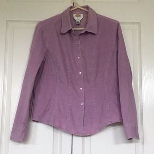 Talbots corduroy shirt